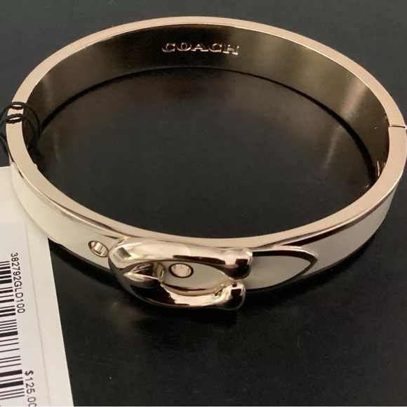 COACH Signature C-Buckle
Bangle - Gold-tone & color Chalk Enamel - Picture 15 of 15